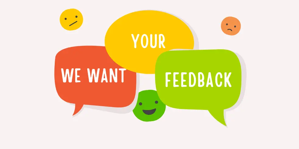 Banner de depoimentos e feedback dos participantes